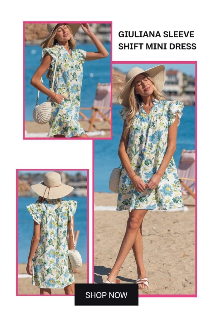 Giuliana Sleeve Shift Mini Dress – Stylish affordable fashion 2026 for your perfect daily OOTD aesthetic