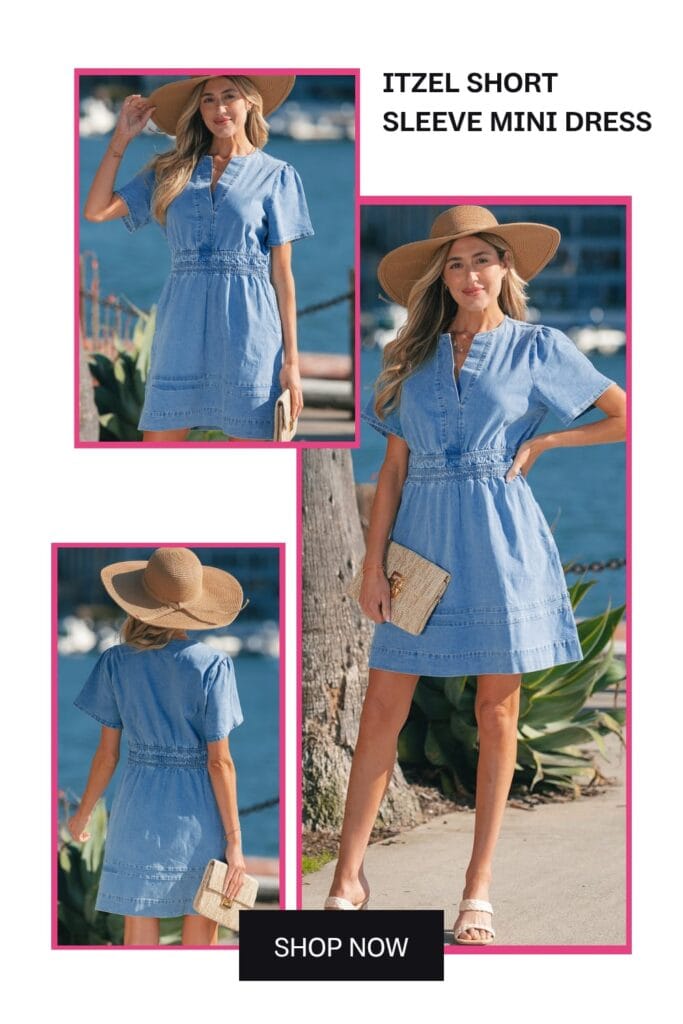 Itzel Short Sleeve Mini Dress – Stylish affordable fashion 2026 for your perfect daily OOTD aesthetic