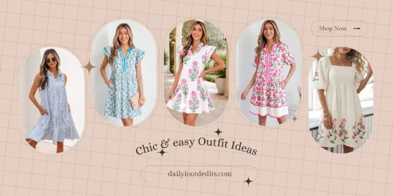 How to Dress for Summer Brunch Outfits: Chic & Easy Outfit Ideas 19 Chic summer brunch outfits collection featuring trendy dresses for women