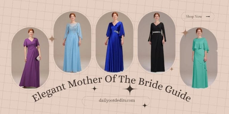 Elegant mother of the bride dresses with sleeves for formal wedding events