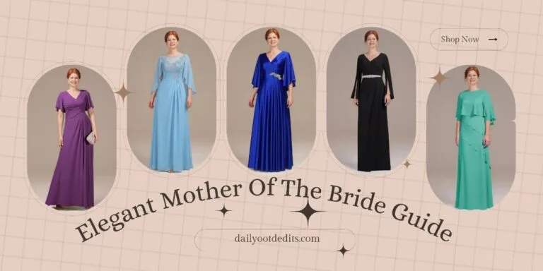 15 Elegant Mother of the Bride Gowns with Sleeves for 2026 14 Elegant mother of the bride dresses with sleeves for formal wedding events