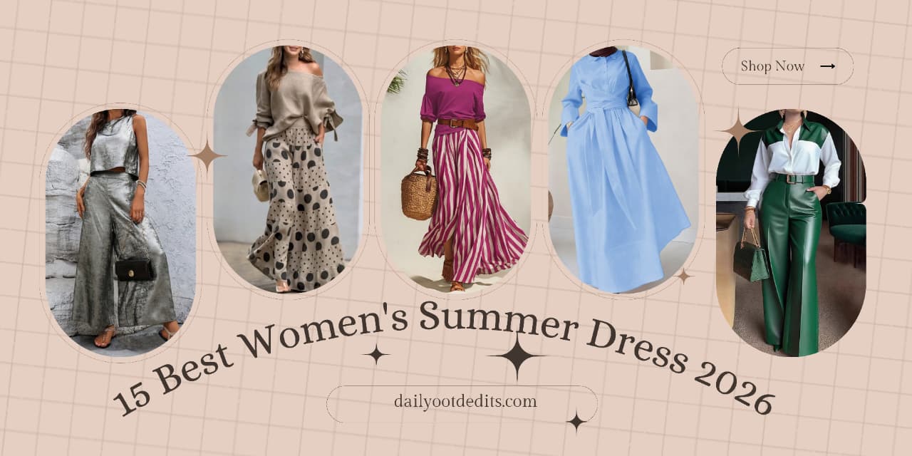 A woman modeling a stylish and breezy summer dress, representing the best womens summer dresses 2026 trends.